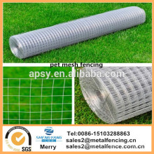 1x25m galvanisiertes tetragon Hähnchen Draht Haustier Mesh Zaun Fechten Coop Voliere Hutch Mesh